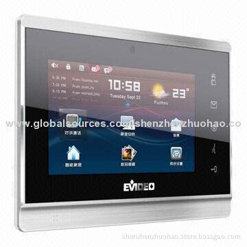 Full Digital TCP/IP Video Doorphone System for Multiple Apartments, with Capacitive Touchscreen